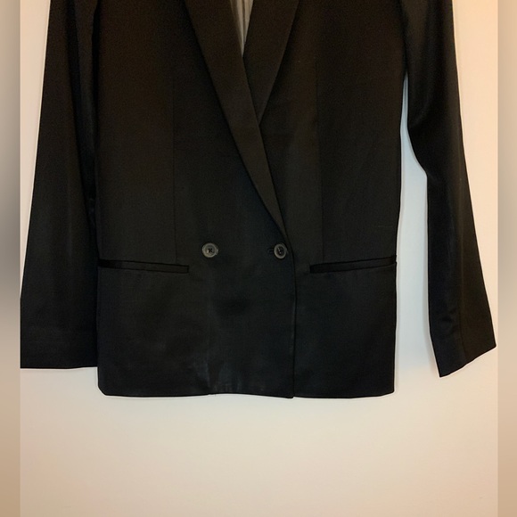 Massimo Dutti woman’s CROSSOVER  SUIT BLAZER - Picture 4 of 5